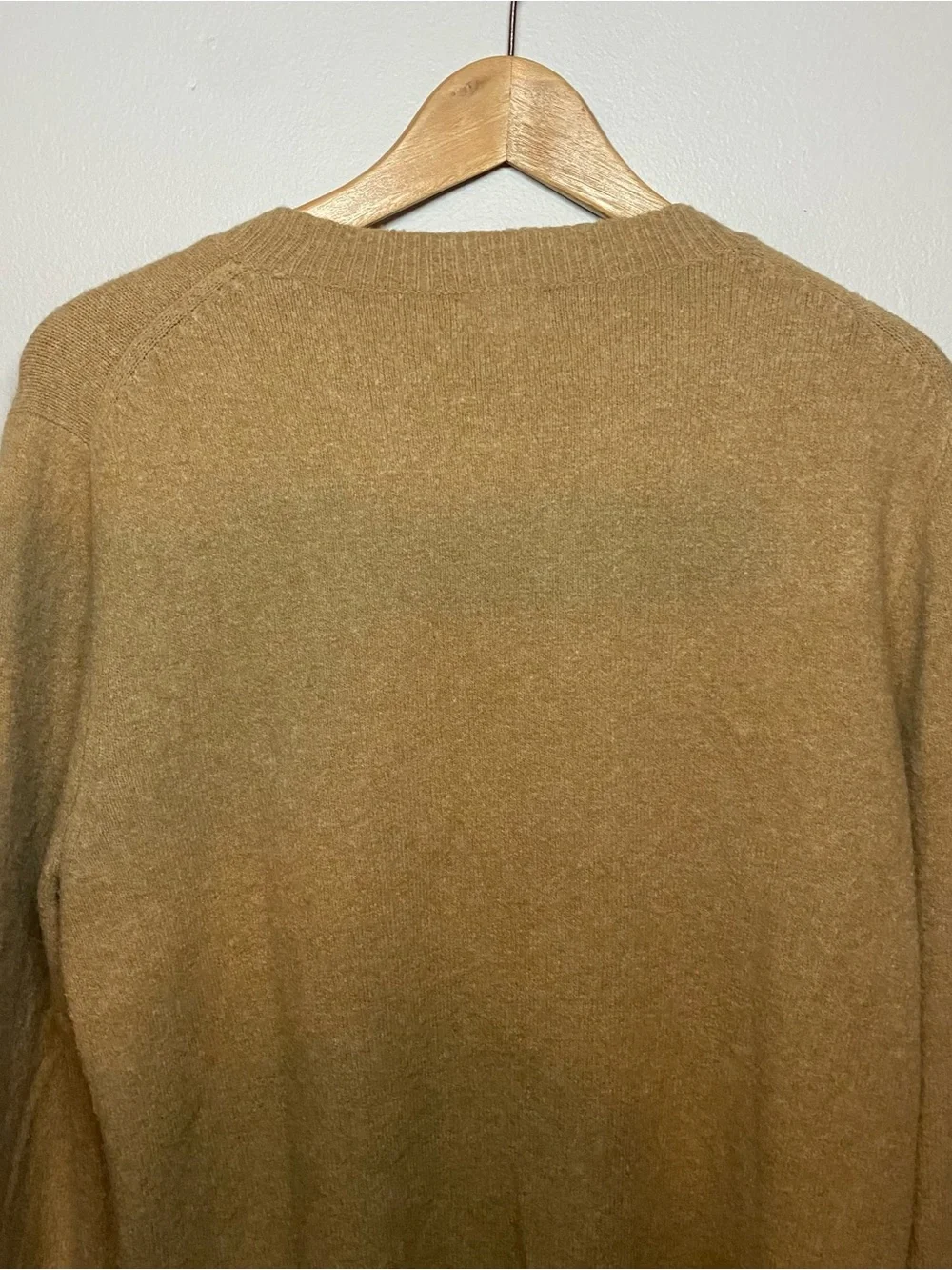 J. Crew Men's Crewneck Sweater in Camel Brown